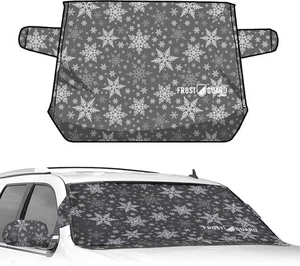 FrostGuard Plus Winter Windshield Cover - Snowflake, XL - Picture 1 of 8