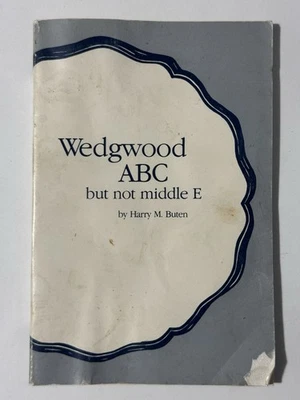 Libro guía de coleccionistas de cerámica Wedgwood ABC But Not Middle E Harry M Buten 1964 Foto 1 de 4