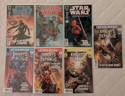 Star Wars Comic Lot Dawn Of The Jedi #1,2,3 Dark Horse Knights Republic #32-35  - Image 1 of 4