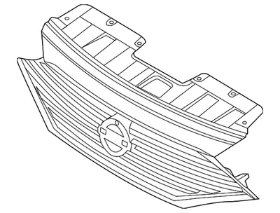 Conjunto de rejilla original Nissan 62310-1JA0B Foto 1 de 2