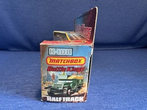 Matchbox K-108 M3A1 Half Track Battle Kings 1974 Diecast Unpunched - Picture 1 of 6