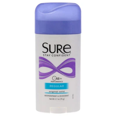 Sure Regular Original Solid Anti-Perspirant Deodorant for Men and Women, 2.7 Oz - Image 1 of 2