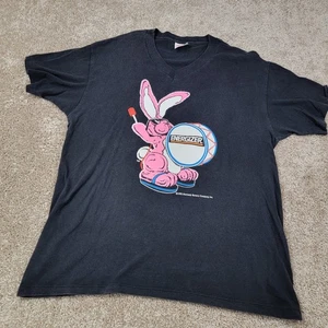 Vintage 1992 Energizer Bunny T Shirt XL Single Stitch Drummer Promo Tee - Picture 1 of 7