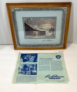 Lee Roberson Druck "Late Chores" 5" x 7" gerahmt 10" x 12" signiert wie - Bild 1 von 3