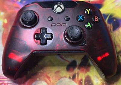 PDP Wired Controller For Xbox One Crimson Red- No Cable - Tested & Working - Image 1 of 4