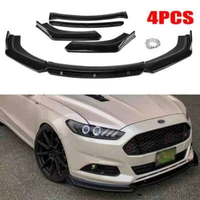 For Ford Fusion Mondeo 2013-2016 Front Bumper Lip Spoiler Splitter Body Kit Lip Foto 1 de 4