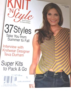 RARE - Knit 'N Style Magazine August 2008 Issue 156 - Foto 1 di 1
