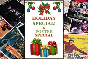 (6) PACK POSTER SPEZIAL - ALLE (6) 11"x17" ODER 12"x18" POSTER IN UNSEREM SHOP! - Bild 1 von 1