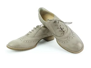Paul Green Damenschuhe Halbschuhe 38,5 | UK 5,5 Grau Leder Budapester (19237) - Bild 1 von 8
