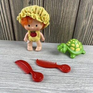 Muñeca y tortuga mascota vintage Strawberry Shortcake Apple Dumplin 1979 - Imagen 1 de 17