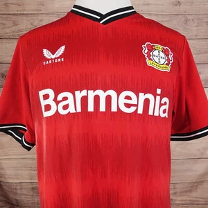 BAYER LEVERKUSEN HOME BARMENIA CASTORE SOCCER JERSEY SHIRT 22/23 SEASON 2XL - Picture 1 of 11