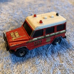 Matchbox Mercedes-Benz 280 GE "Fire Dept" (1990s Light and Sound Series) - Picture 1 of 12