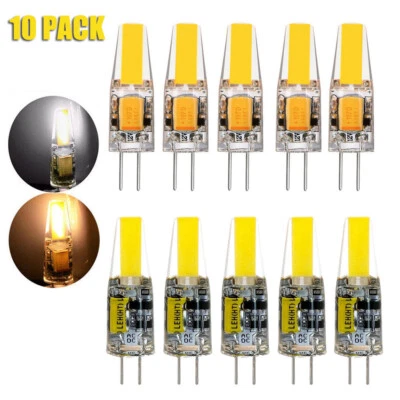 10X Dimmbare G4 LED 1505 COB Glühbirnen ACDC12V 6W Ersetzen Sie die Halogenlampe - Bild 1 von 4