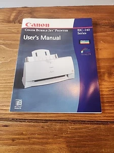 Canon Color Bubble Jet Drucker Bedienungsanleitung BJC-240 Series Microsoft Windows " - Bild 1 von 3