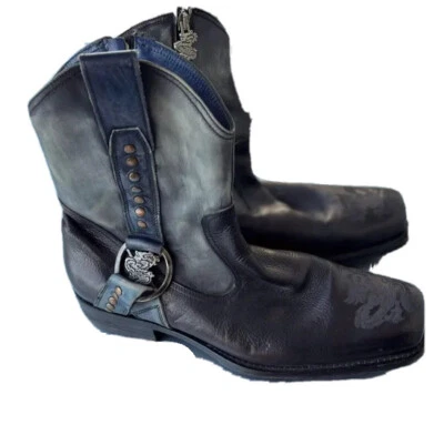 Mark Nason Rock Never Dies Italia Botas al Tobillo Informales/Vaquero Cuero Para Hombres 8.5 Foto 1 de 4