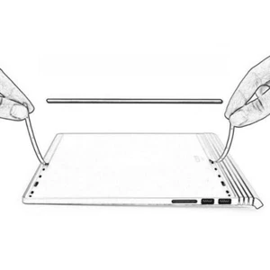 Tira Antideslizante para Surface Book 1/2 13.5", Pies de Goma Parte Inferior Repuesto 1 pieza - Imagen 1 de 4