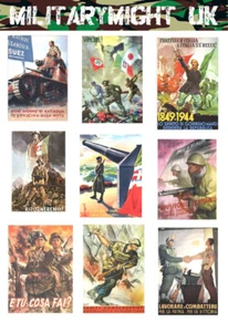 FIGURINA SCALA 1/6 12" WW2 POSTER DIORAMA ITALIANO MODELLISMO DRAGO DID - Foto 1 di 3