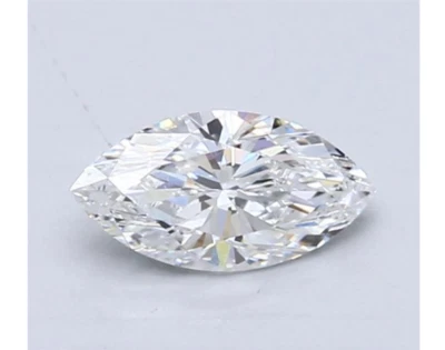 Marquise Cut Loose Diamond Natural 0.72 CT D Color SI1 Clarity GIA Certified - Image 1 of 4