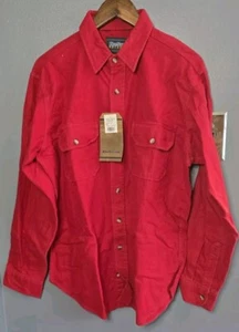 Vintage Bluestream Outdoors rotes Flanellhemd mit Knopfleiste LS Herren Größe Large - Bild 1 von 8