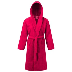 AI COTONE BAMBINI BAMBINI VESTAGLIA SPUGNA SPUGNA SPUGNA SPUGNA ACCAPPATOIO CON CAPPUCCIO UK 4-13 - Foto 1 di 7
