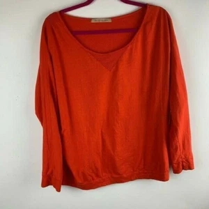 T-shirt By Big Star taglia media donna top arancione manica lunga - Foto 1 di 6