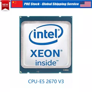 Intel Xeon E5-2670 V3 LGA 2011-v3 Processor 30MB L3 Cache 12 Core DDR4 - Picture 1 of 8