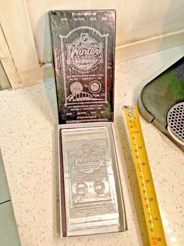 NHL- Winter Classic-Pittsburgh 2011 - Metal Ticket- Pitts. Vs. Capitals - Used Cover