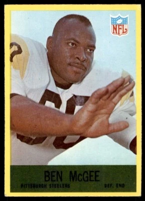 1967 Philadelphia #154 Ben McGee NICE Pittsburgh Steelers / Jackson State - Image 1 of 3
