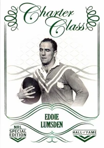 2018 ST GEORGE DRAGONS NRL Card EDDIE LUMSDEN Glory Charter Class - Bild 1 von 2