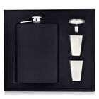 Hip Flask Set, 8 Oz Hip Flask with Funnel and 2 Small Glasses Portable 6203
