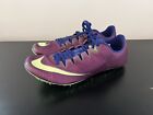 Size 11 Nike Zoom Superfly Elite Track Sprint Spikes Bordeaux Lime 835996-600