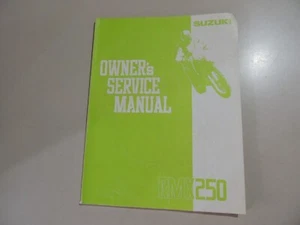 1991 SUZUKI RM 250 Crosser Ownwer s service repair manual - Bild 1 von 12