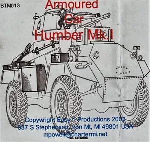 Coche blindado Humber BTM 013, Easy 1 Productions - Imagen 1 de 7