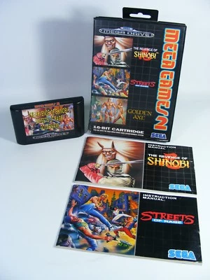 MEGA GAMES 2 für Sega Mega Drive - Spiel Modul OVP Anleitung streets of rage  - Bild 1 von 3