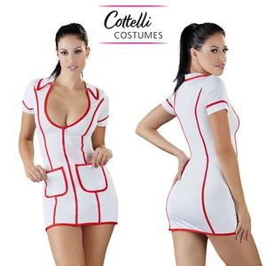 Cottelli Collection Damen Krankenschwester Set Kleid Kostüm Donna Krankenschwester Sexy Cosplay - Bild 1 von 8