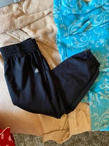 Girls youth softball pants size medium Adidas adjustable drawstring - Picture 1 of 3