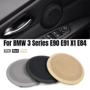 2Pcs Car Door Panel Speaker Trim for BMW 3 Series E90 E91 X1 E84 - Zdjęcie 1 z 14