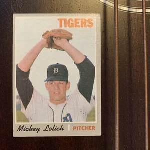 Tarjeta de béisbol vintage de Mickey Lolich #715 MLB 1970 Topps - Imagen 1 de 2