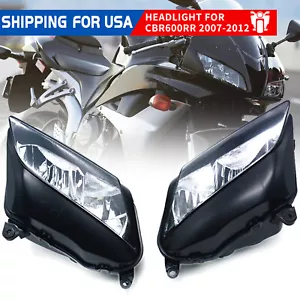 Conjunto de faros delanteros LED para moto CBR600RR para CBR600RR 2007-2012 - Imagen 1 de 14