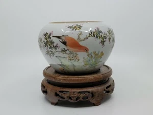 Chinese Porcelain Famille Rose Pen Brush Holder - Picture 1 of 7