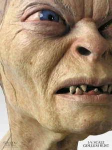Lord Of Das Rings Gollum Resin-Bust 3:4 Weta Sideshow Ltd 1500 - Bild 1 von 3