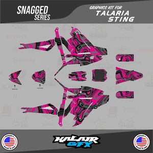 Graphics Kit for Talaria-Sting Electric Bike Snagged - Magenta - Bild 1 von 6