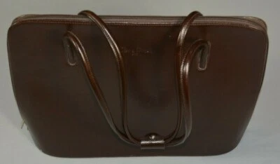 Cleo & Patek Paris Women's Brown Leather Purse/ Business Bag - Image 1 of 4
