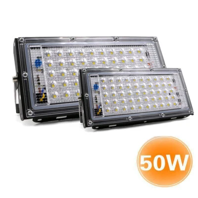 50W Led Flood Light 110V 220V Outdoor Floodlight Spotlight IP65 LED Street Lamp - Image 1 of 4