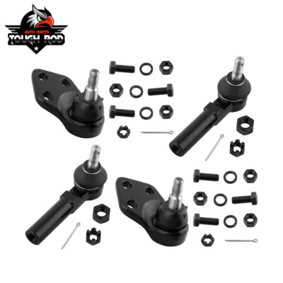 4x Front Lower Ball Joints Outer Tie Rod Ends for Pontiac Bonneville 1987-1999 - Image 1 of 4