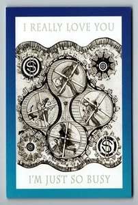 Artist postcard design by Laurie Stepp 2006 - I really love you - Picture 1 of 2