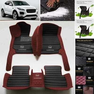 For Jaguar F-Pace Car Floor Mats Luxury Waterproof Carpets Liners Interior Auto Foto 1 de 4