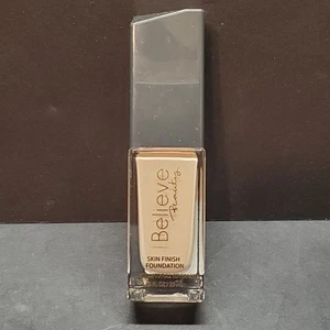 Believe Beauty Skin Finish Foundation SHELL Medium To Full Coverage Makeup - Picture 1 of 5