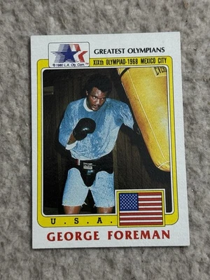 GEORGE FOREMAN GREATEST OLYMPIANS TRADING CARD #19 - Image 1 of 2