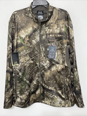 Realtree Edge Scent Factor Mid-Layer Jacket Men's Size L/G Hunting Winter NWT HE - Image 1 of 4
